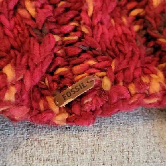 Fossil Red Beanie  - Picture 2 of 8